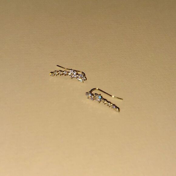 Flower earrings M616 - Picture 3 of 5